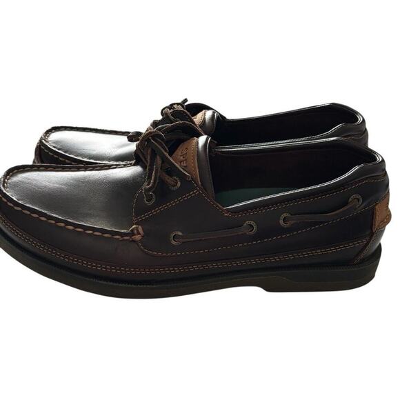 Sperry Top-Sider Mako 2-Eye Leather Boat Shoes Amaretto 0764027 Men\'s 11.5 main image 5